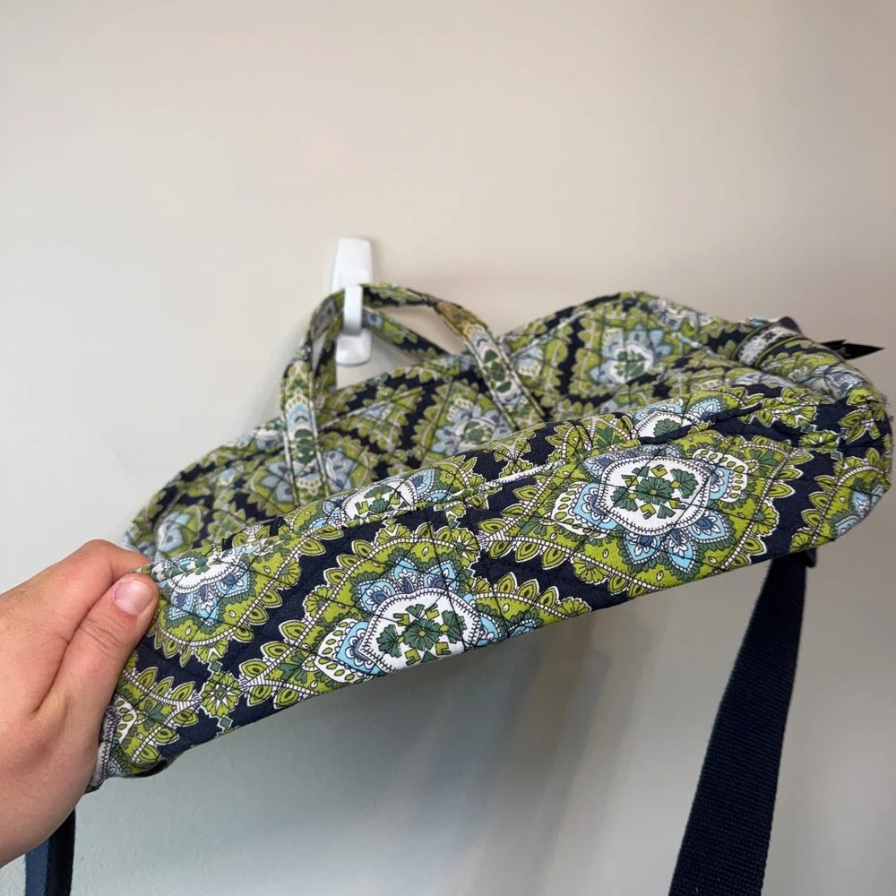 Vera Bradley Cambridge Paisley Print Quilted Laptop Bag Briefcase Travel
